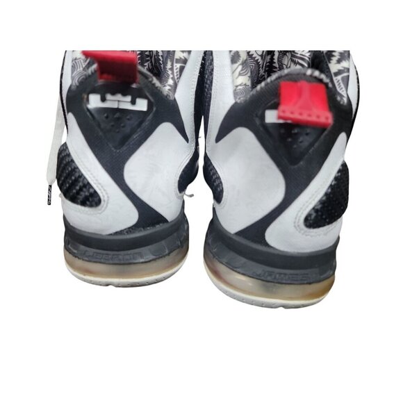 Nike LeBron 9 Freegums 2011 Black White Red Air Size 13 main image 14